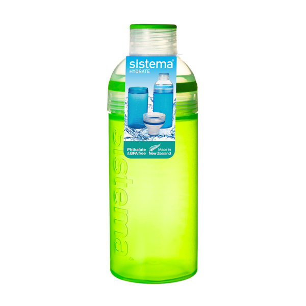 фото Бутылка для воды hydrate trio, 580 мл green (830) sistema