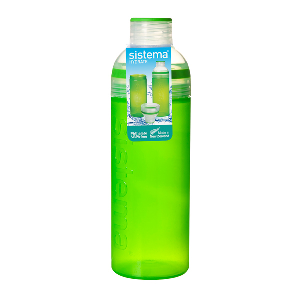 фото Бутылка для воды hydrate trio, 700 мл green (840) sistema