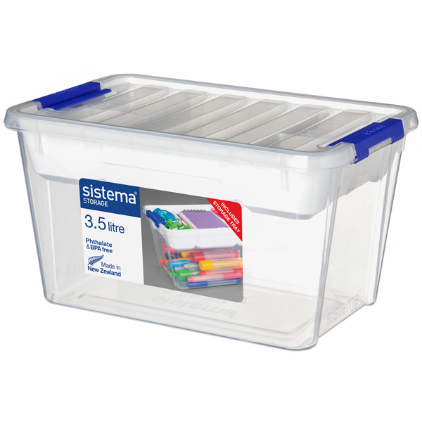 фото Контейнер с лотком with storage tray, 3,5 л (70035) sistema