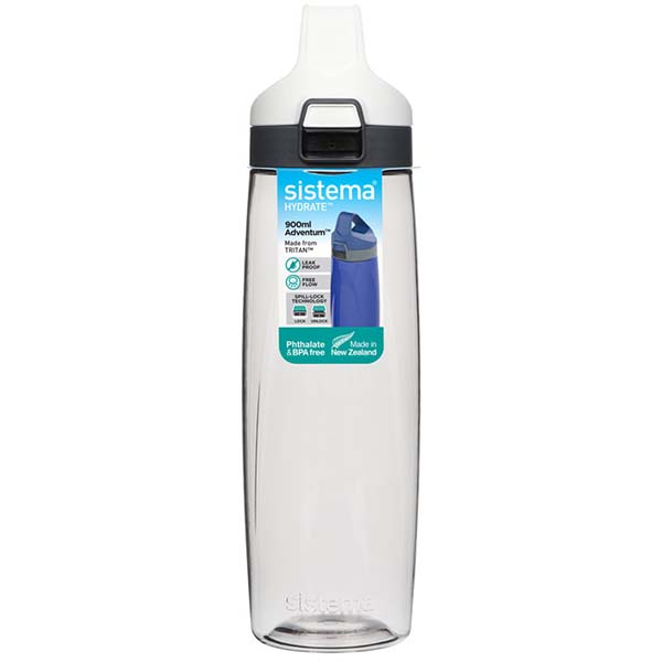 фото Бутылка для воды hydrate, 900 мл white (680) sistema