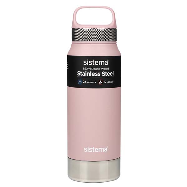фото Бутылка для воды hydrate, 650 мл pink (560) sistema