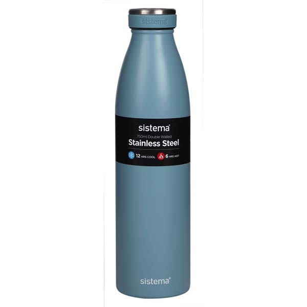 фото Бутылка для воды hydrate, 750 мл gray-light blue (575) sistema