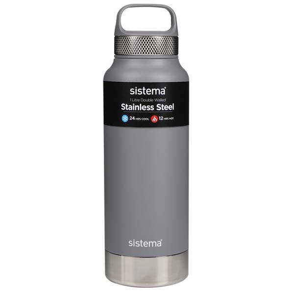 фото Бутылка для воды hydrate, 1 л gray (585) sistema