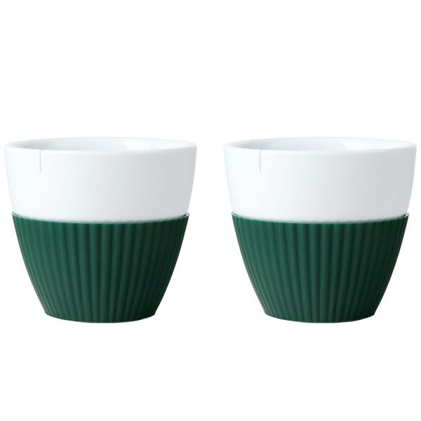 фото Набор чайных стаканов anytime, 250 мл, 2 шт, темно-зеленый (v25465) viva-scandinavia
