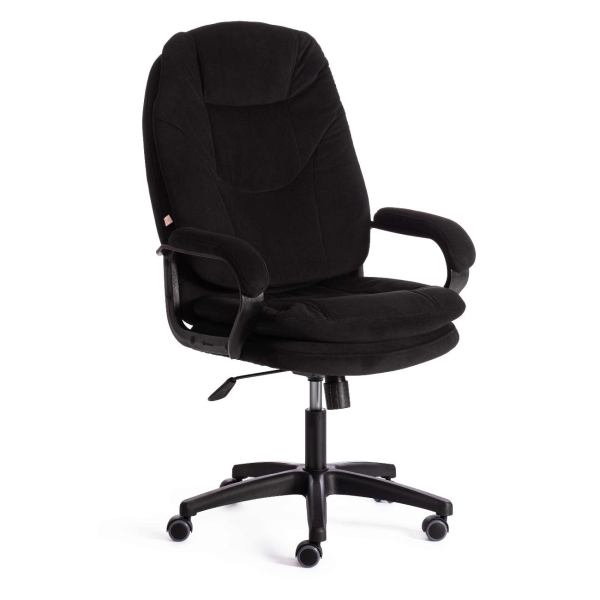 фото Кресло comfort lt (22), флок, черное tetchair