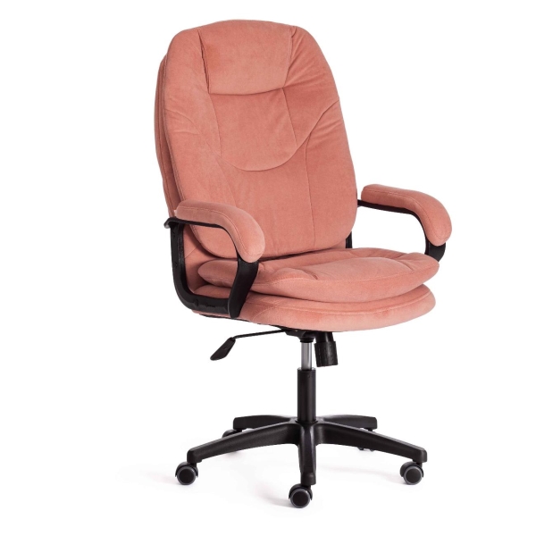 фото Кресло comfort lt (22), флок, розовое tetchair