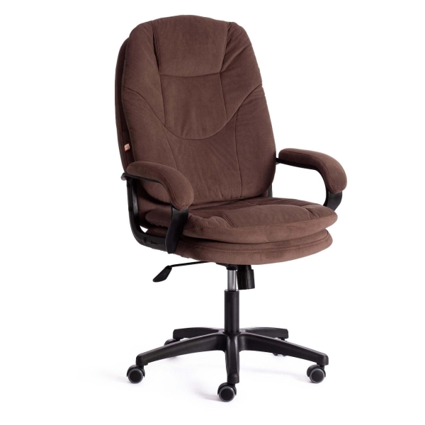 фото Кресло comfort lt (22), флок, коричневое tetchair