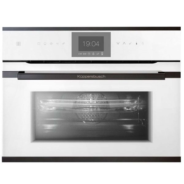 фото Электрический духовой шкаф cbm 6550.0 w2 black chrome kuppersbusch