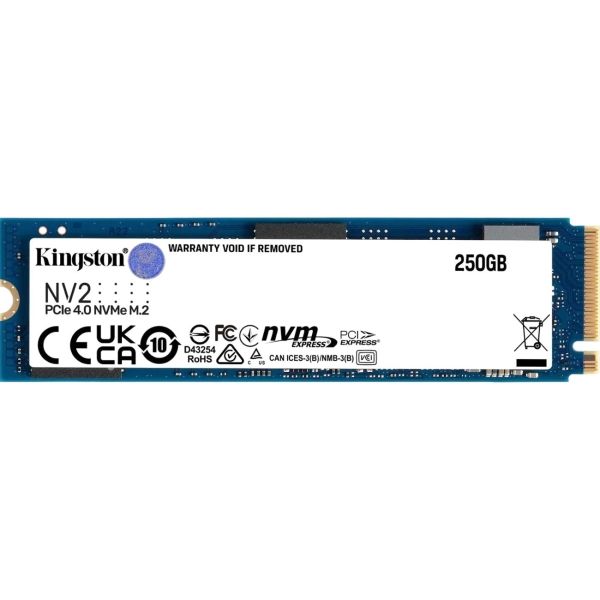 фото Ssd накопитель nv2 250gb (snv2s/250g) kingston