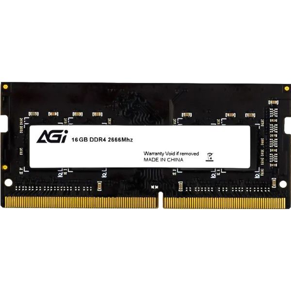 фото Оперативная память ddr4 16gb 2666mhz so-dimm (agi266616sd138)