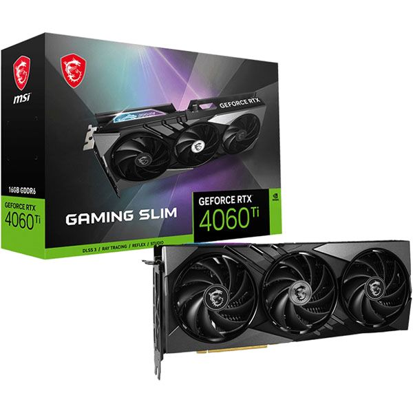 фото Видеокарта rtx 4060 ti gaming slim 16gb msi