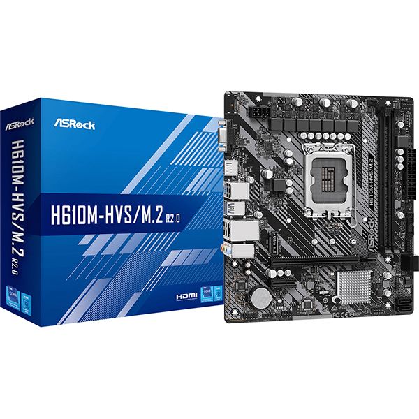 фото Материнская плата h610m-hvs/m.2 r2.0 asrock
