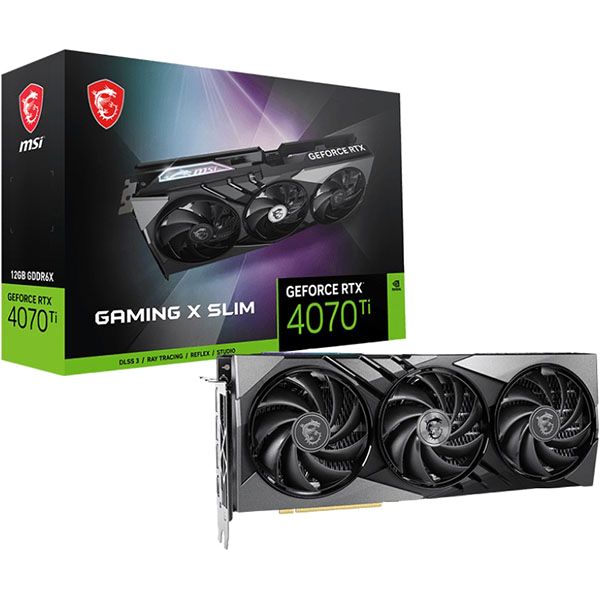 фото Видеокарта rtx 4070 ti gaming x slim 12gb msi