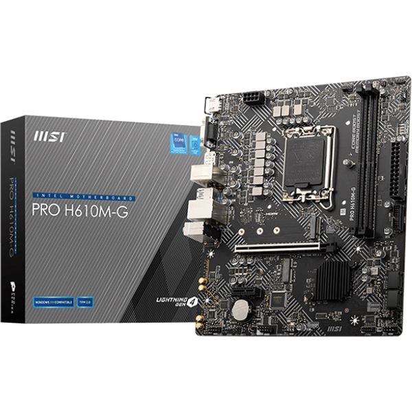 фото Материнская плата pro h610m-g msi