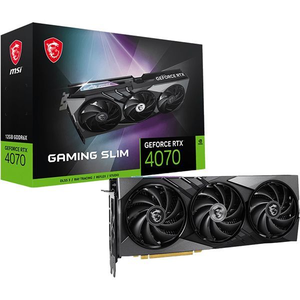 фото Видеокарта geforce rtx 4070 gaming slim 12gb msi