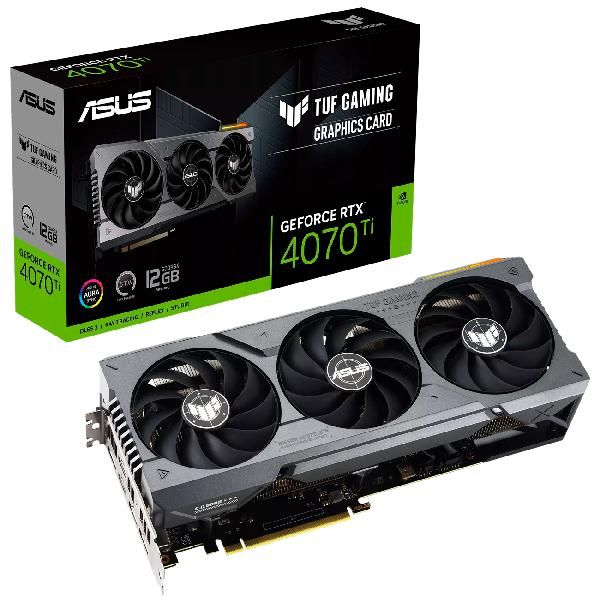 фото Видеокарта tuf gaming geforce rtx 4070 ti 12gb gddr6x (tuf-rtx4070ti-12g-gaming) asus