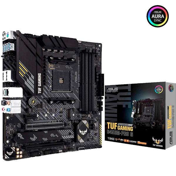 фото Материнская плата tuf gaming b450m-pro s asus