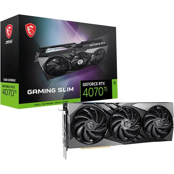 фото Видеокарта geforce rtx 4070 ti gaming slim 12gb msi