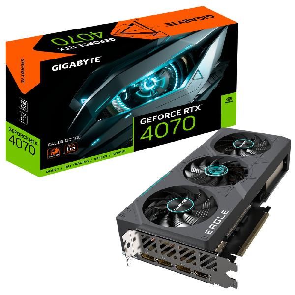 фото Видеокарта geforce rtx 4070 eagle oc 12gb (gv-n4070eagle oc-12gd) gigabyte