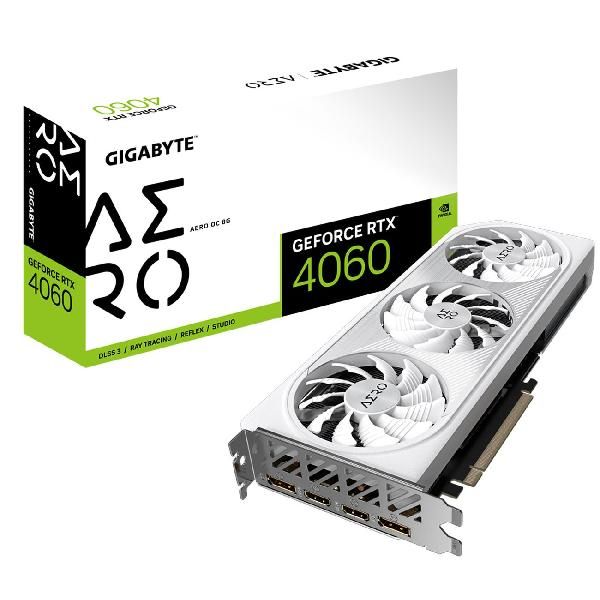 фото Видеокарта rtx 4060 aero oc 8gb (gv-n4060aero oc-8gd) gigabyte