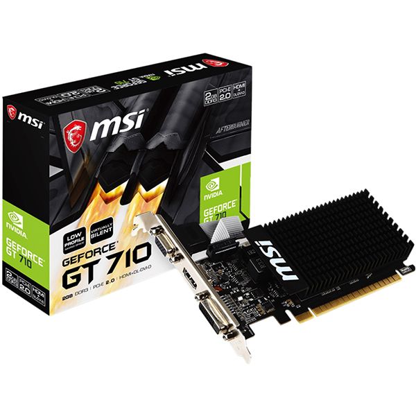 фото Видеокарта geforce gt 710 2gd3h lp 2048mb low profile msi