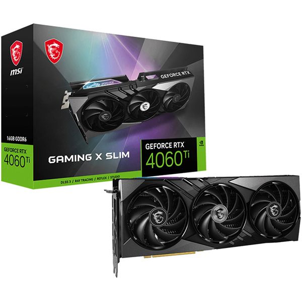 фото Видеокарта geforce rtx 4060 ti gaming x slim 16gb msi