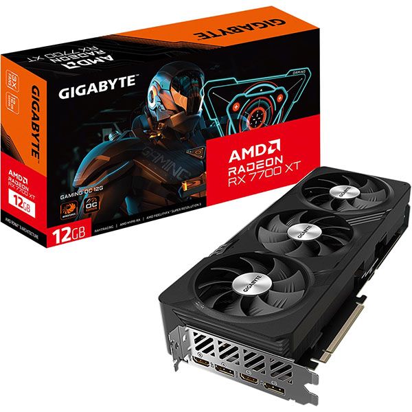 фото Видеокарта radeon rx 7700 xt gaming oc 12gb (gv-r77xtgaming) gigabyte