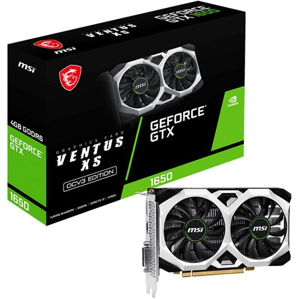 фото Видеокарта geforce gtx 1650 d6 ventus xs ocv3 4gb msi