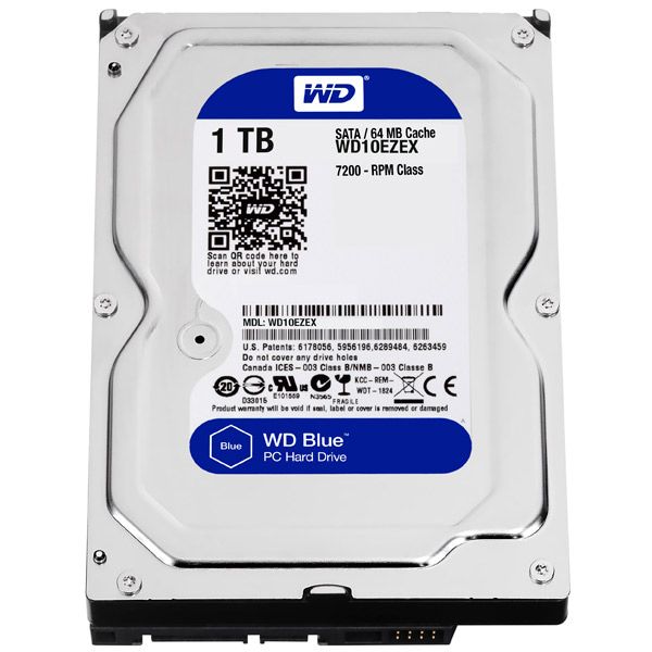 фото Жесткий диск blue 1tb (wd10ezex)