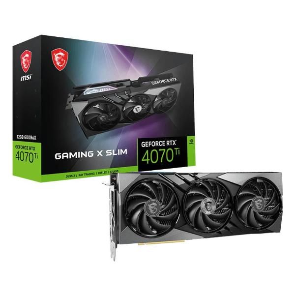 фото Видеокарта nvidia geforce rtx 4070 ti gaming x slim 12gb msi