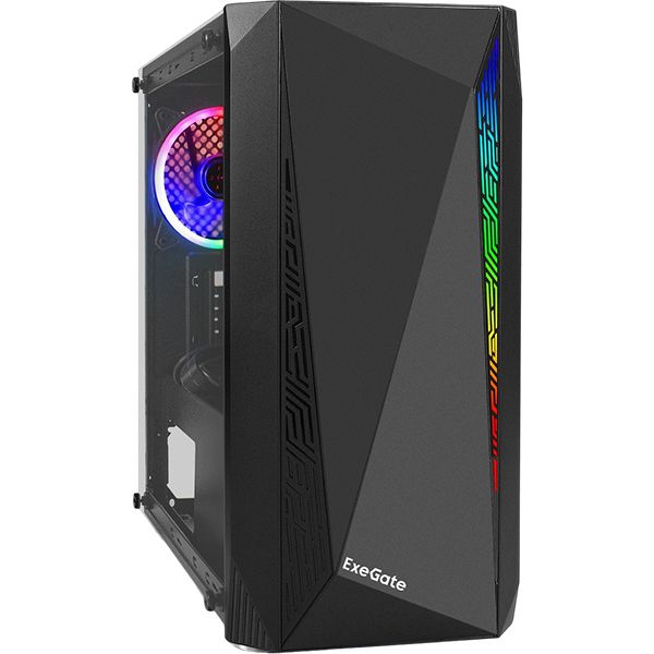 фото Корпус для компьютера minitower r2 matx fan w/o psu (ex294384rus) exegate