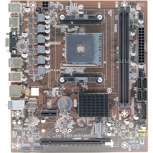 фото Материнская плата b450d4-ma-v4 afox