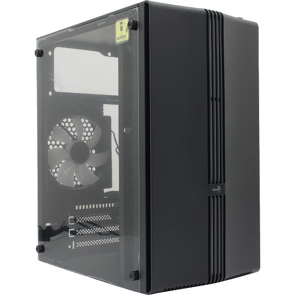 фото Корпус для компьютера evo mini-g-bk-v1 matx usb3x1 usb2x2 120mm rgb fan (4711099472352) aerocool