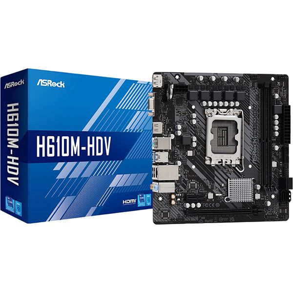 фото Материнская плата h610m-hdv asrock