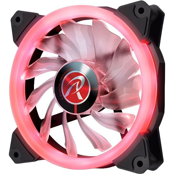 фото Вентилятор для корпуса iris 12 red led fan (0r400040) raijintek