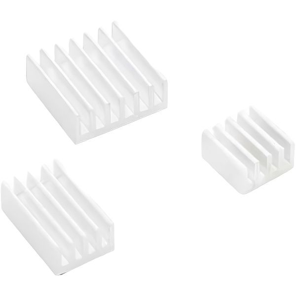 фото Радиатор для процессора white 3 in 1 heat sink set aluminum 15x10x5mm (ra536) acd