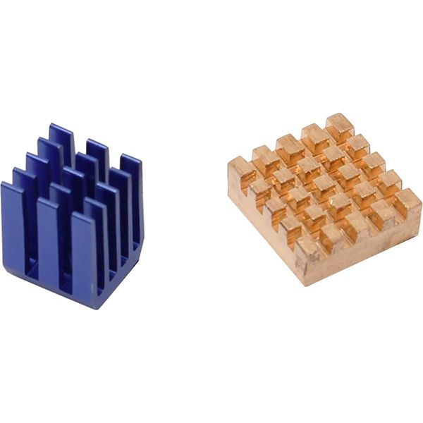 фото Радиатор для процессора golden + blue heat sink set for raspberry pi 3 model b (ra207) acd