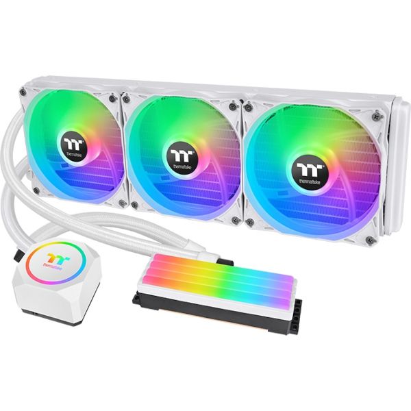 фото Система водяного охлаждения для процессора floe rc360 cpu aio liquid cooler (cl-w331-pl12wt-a) thermaltake