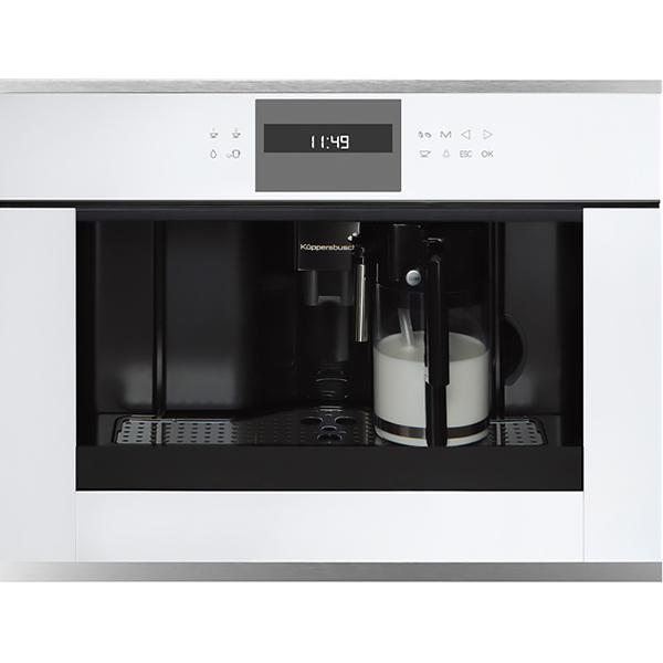 фото Встраиваемая кофемашина ckv 6550.0 w3 silver chrome kuppersbusch
