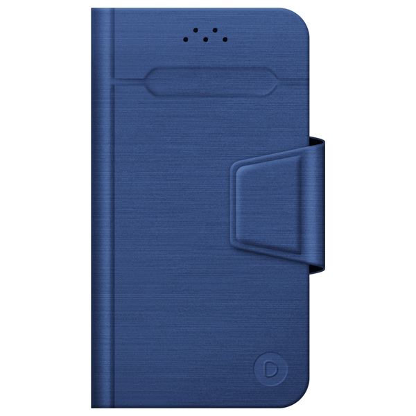 фото Чехол wallet fold, универсальный, размер m, 4,3-5,5'' blue (87009) deppa