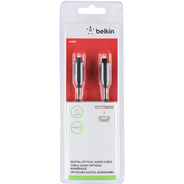 фото Кабель toslink оптический, 1 м (f3y093bt1m) belkin