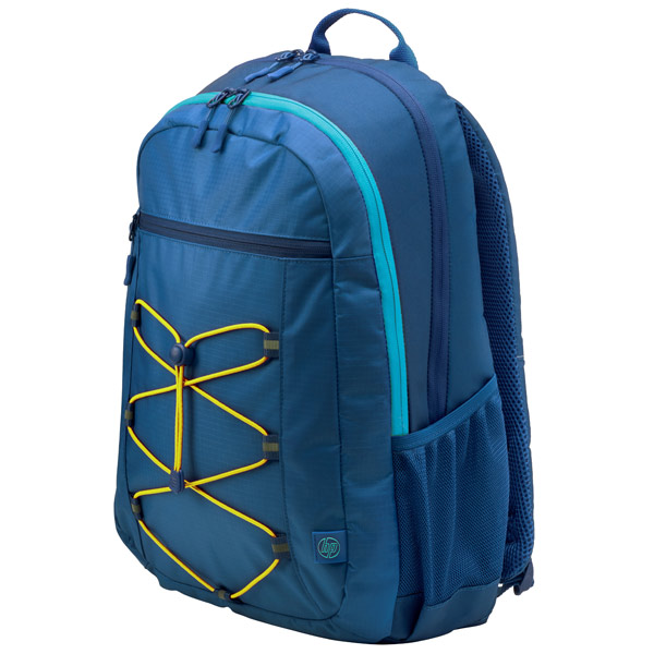 фото Рюкзак для ноутбука active backpack 15,6" blue/yellow (1lu24aa) hp