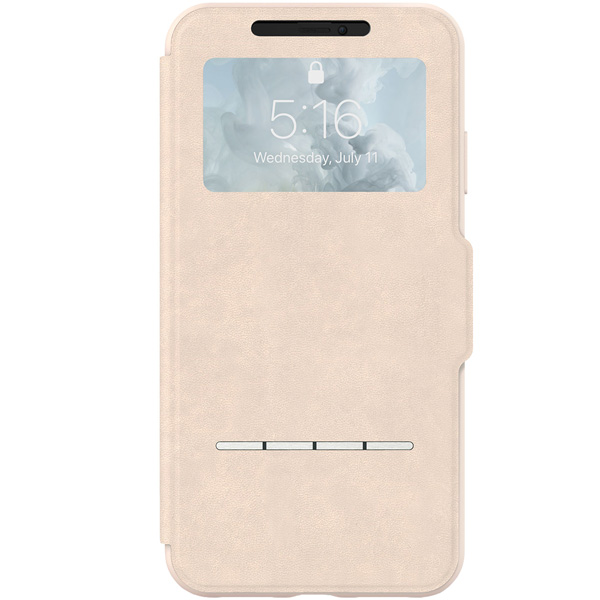 фото Чехол sensecover для iphone xs max savanna beige (99mo072112) moshi