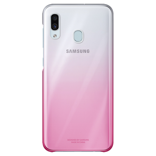 фото Чехол gradation cover для samsung galaxy a30 pink (ef-aa305cpegru)