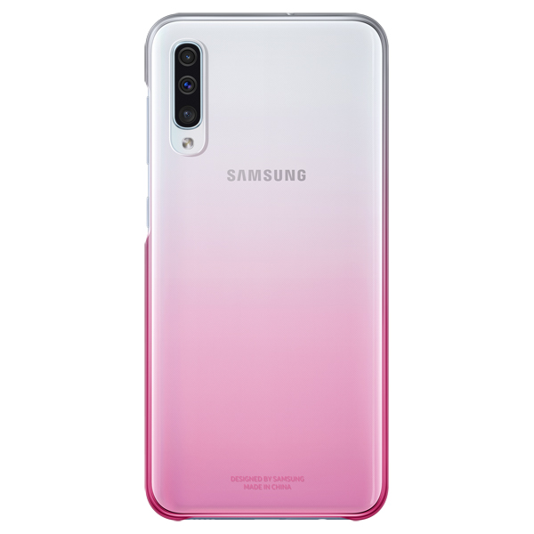 фото Чехол gradation cover для samsung galaxy a50 pink ( ef-aa505cpegru)