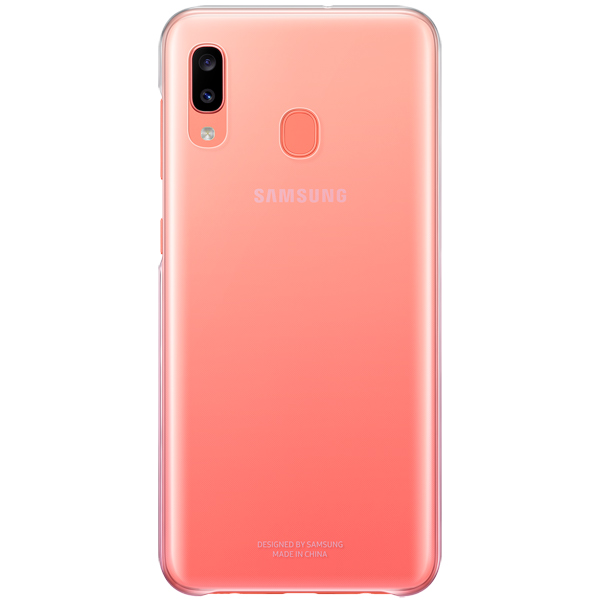 фото Чехол gradation cover для samsung galaxy a20 pink (ef-aa205cpegru)