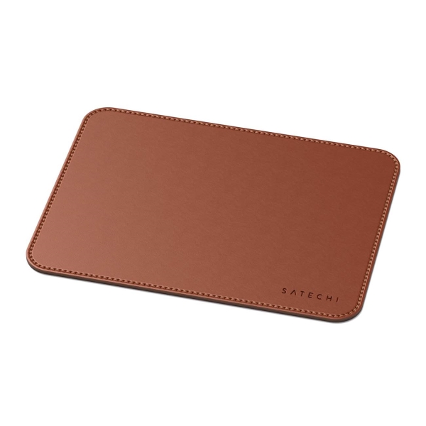 фото Коврик для мыши eсо leather pad brown (st-elmpn) satechi