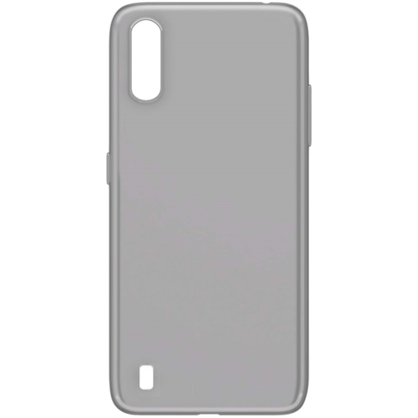 фото Чехол color для samsung galaxy a01 transparent/grey (vpsgga015coltrgr) vipe