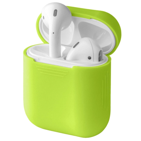 фото Чехол для airpods light green (hwe-apsilcas-np0011o-k100) interstep