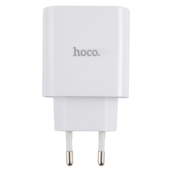 фото Сетевое зарядное устройство rc5 usb type c pd + qc3.0 white (ут000024734) hoco